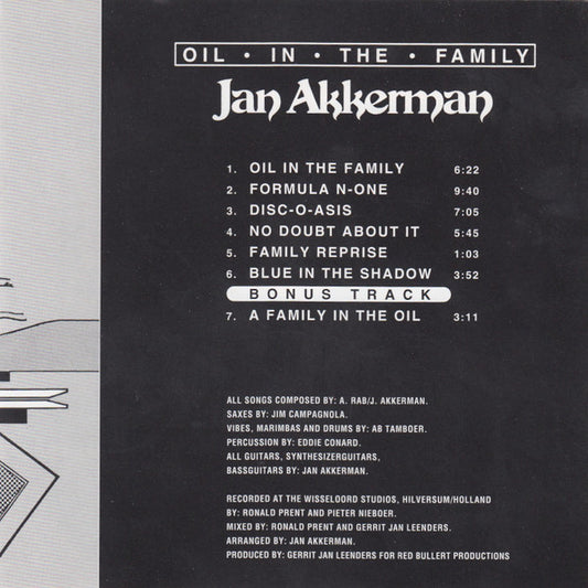 Jan Akkerman : Oil In The Family (CD, Album, RE)