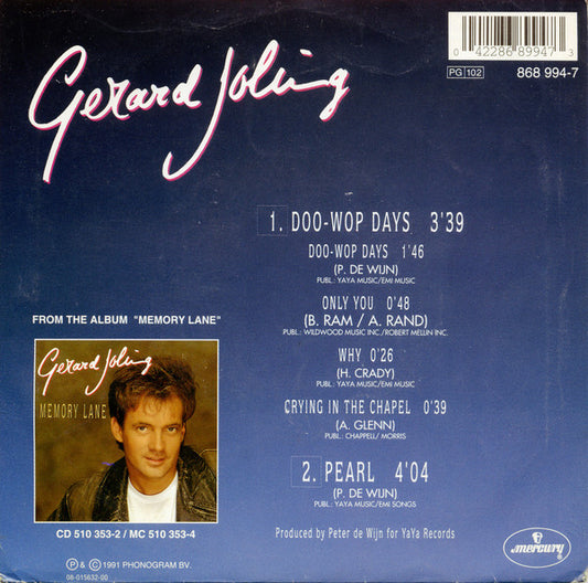 Gerard Joling : Doo-Wop Days (7", Single)