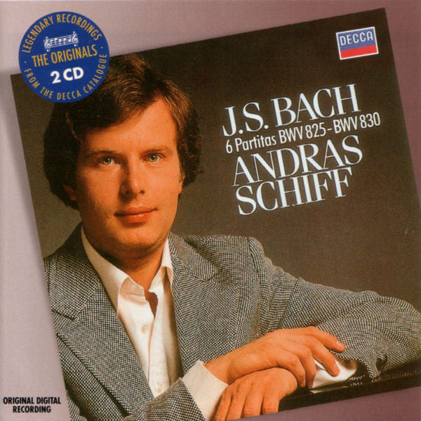 Johann Sebastian Bach - András Schiff : 6 Partitas, BWV 825–830 (2xCD, RE)