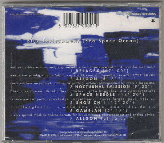 Blue Environment : (Sea Space Ocean) (CD, Album)