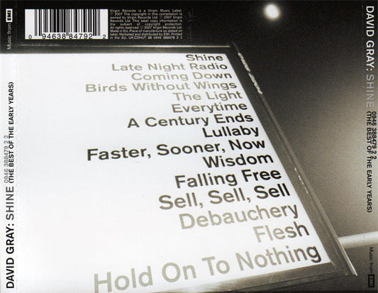 David Gray : Shine (The Best Of The Early Years) (CD, Comp)