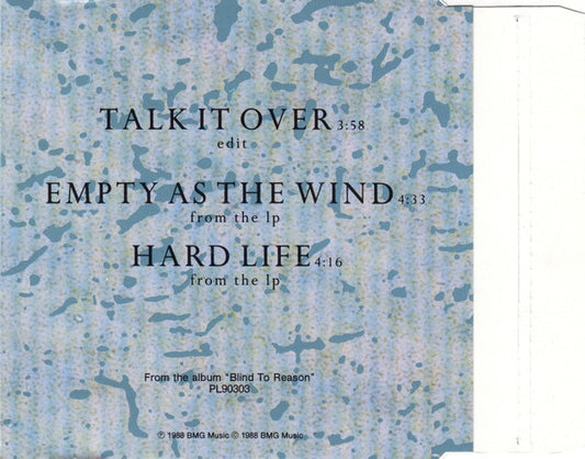 Grayson Hugh : Talk It Over (CD, Single)