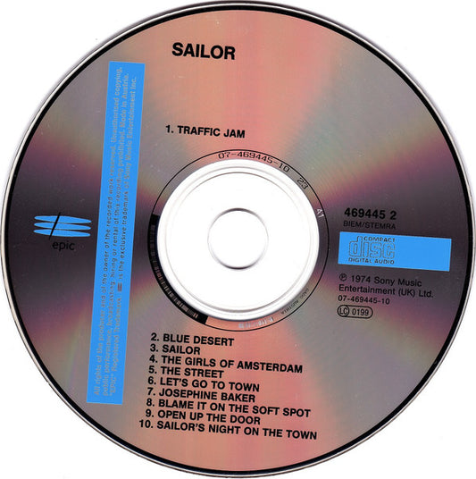 Sailor : Sailor (CD, Album, RE)