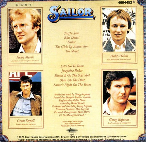 Sailor : Sailor (CD, Album, RE)