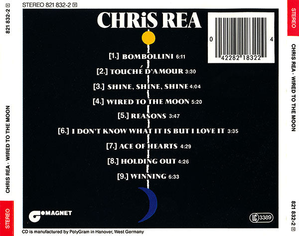 Chris Rea : Wired To The Moon (CD, Album)