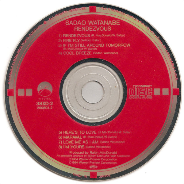 Sadao Watanabe : "Rendezvous" (CD, Album, Tar)