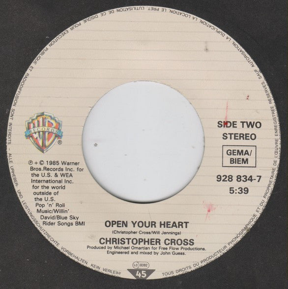 Christopher Cross : That Girl (7", Single)