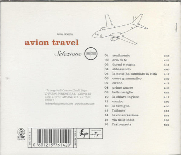 Avion Travel : Selezione 1990/2000 (CD, Comp)