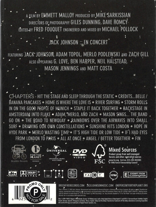 Jack Johnson : En Concert (DVD-V, NTSC)
