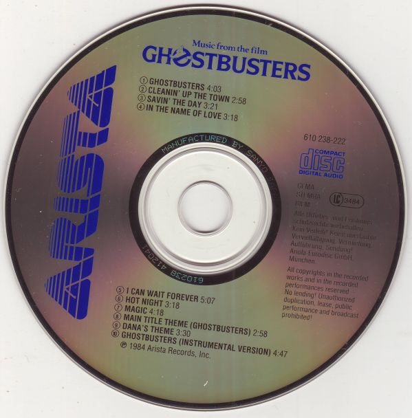 Various : Ghostbusters (Original Soundtrack Album) (CD, Album)