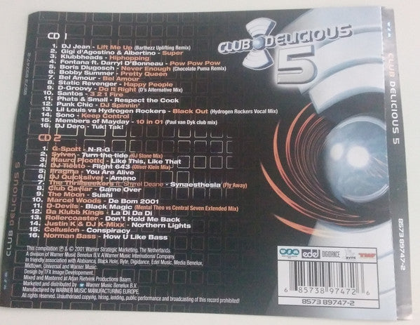 Various : Club Delicious 5 (2xCD, Mixed)