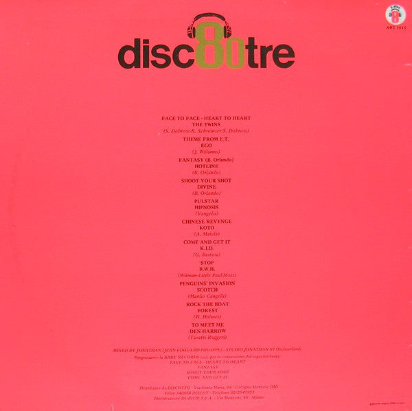 Various : Discottantatre (LP, Comp, Mixed)