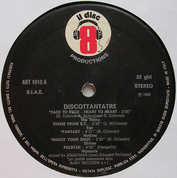 Various : Discottantatre (LP, Comp, Mixed)