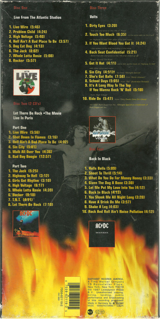 AC/DC : Bonfire (Box, Comp + CD, RE + 2xCD + CD, Comp + CD, Album, )