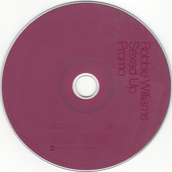 Robbie Williams : Sexed Up (CD, Single, Promo)