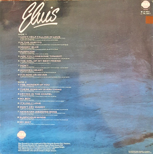 Elvis Presley : 18 Classic Love Songs (LP, Comp)