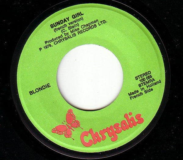 Blondie : Sunday Girl (Version Francaise) / Heart Of Glass (7", Single)