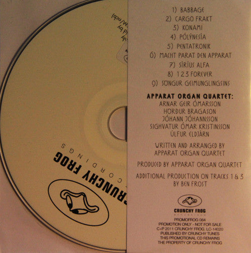 Apparat Organ Quartet : Pólýfónía (CD, Album, Promo)