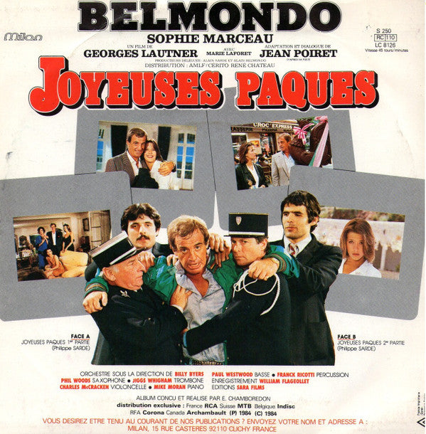 Philippe Sarde : Bande Originale Du Film Joyeuses Pâques (7")