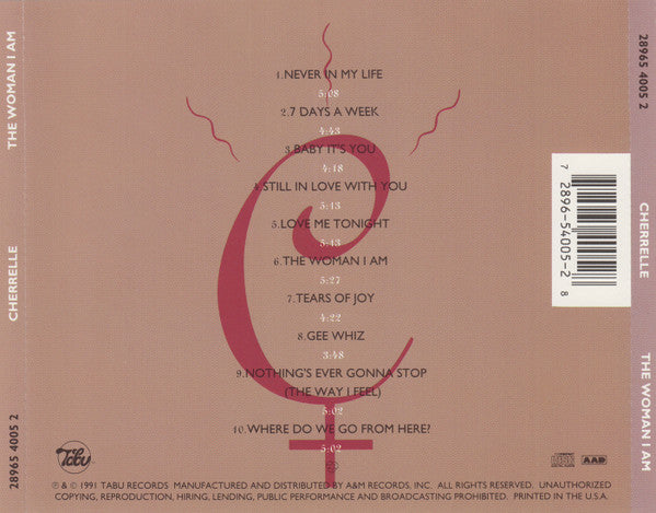 Cherrelle : The Woman I Am (CD, Album)