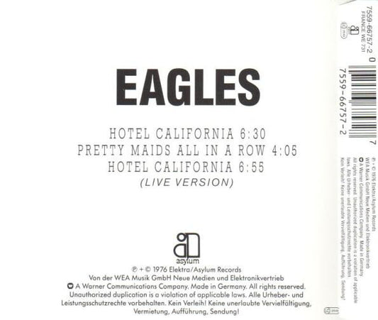 Eagles : Hotel California (CD, Single)