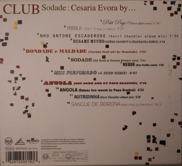 Cesaria Evora : Club Sodade : Cesaria Evora By... (CD, Album)