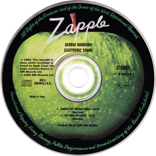 George Harrison : Electronic Sound (CD, Album, RE, RM)