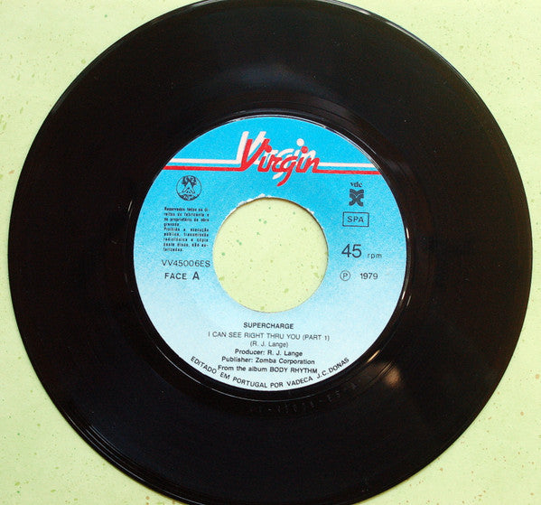 Supercharge (2) : I Can See Right Thru You (7")