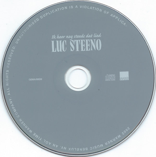 Luc Steeno : Ik Hoor Nog Steeds Dat Lied (CD, Album)