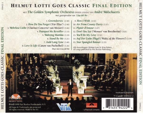 Helmut Lotti : Helmut Lotti Goes Classic Final Edition (CD, Album)