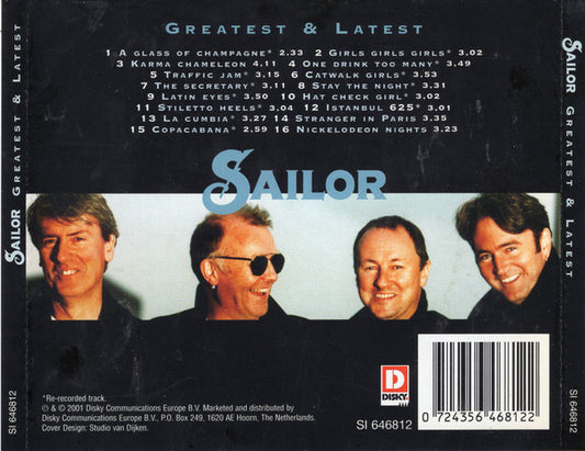 Sailor : Greatest & Latest (CD, Album, RE)