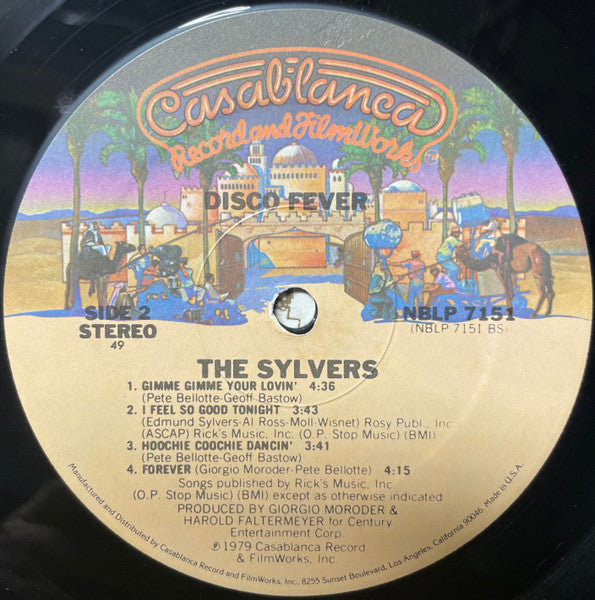 The Sylvers : Disco Fever (LP, Album, Mixed)