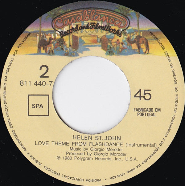 Irene Cara : Flashdance... What A Feeling (7", Single)