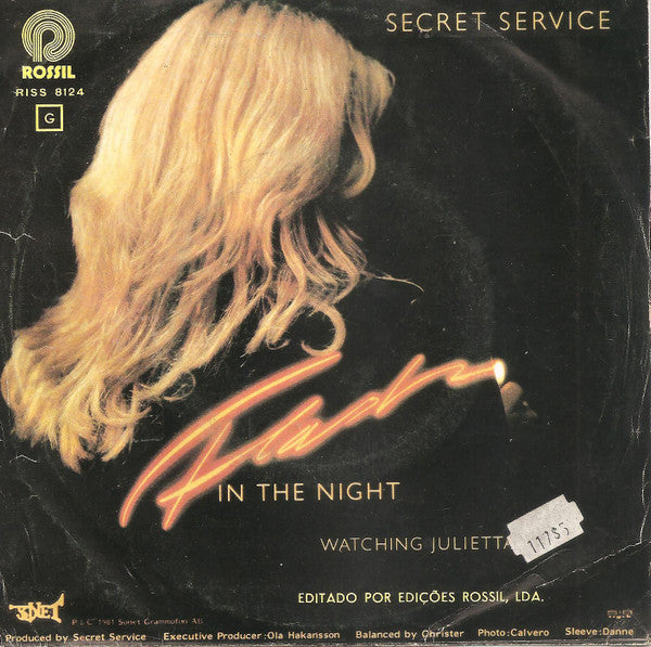 Secret Service : Flash In The Night (7", Single)