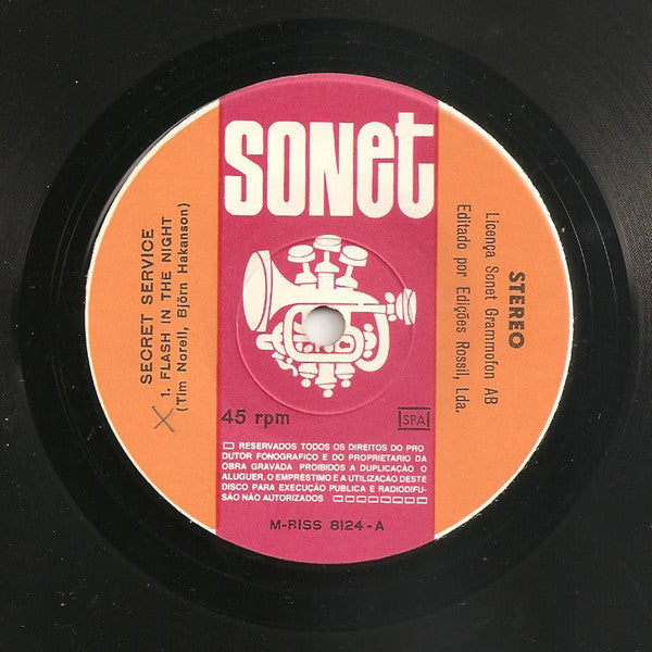 Secret Service : Flash In The Night (7", Single)