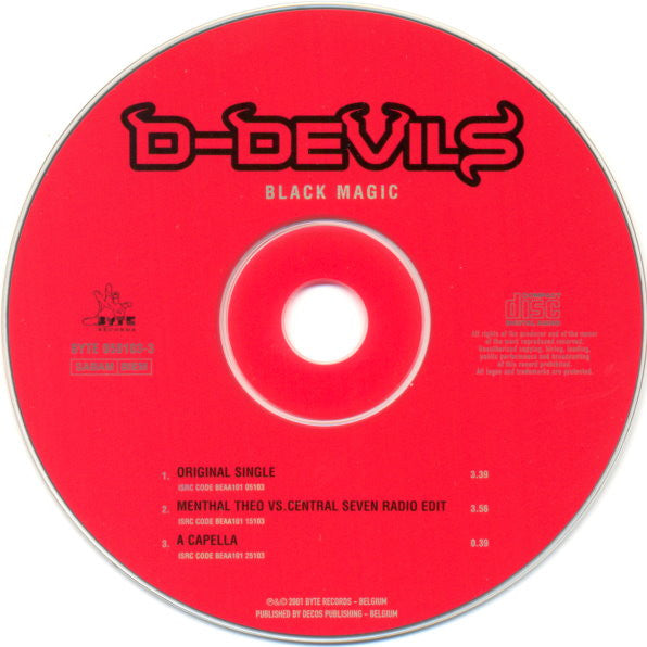 D-Devils : Black Magic (CD, Single)