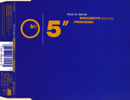 Bingoboys Featuring Princessa (2) : How To Dance (CD, Maxi)