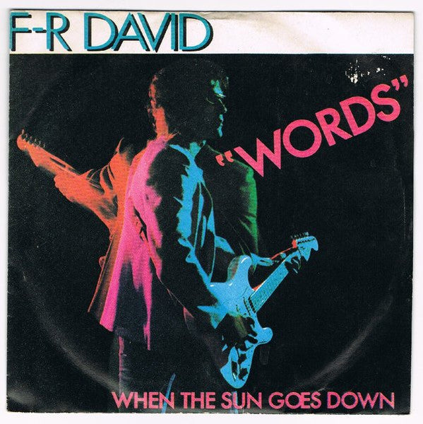 F.R. David : Words (7", Single)