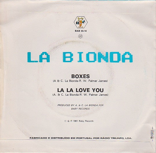 La Bionda : Boxes (7")