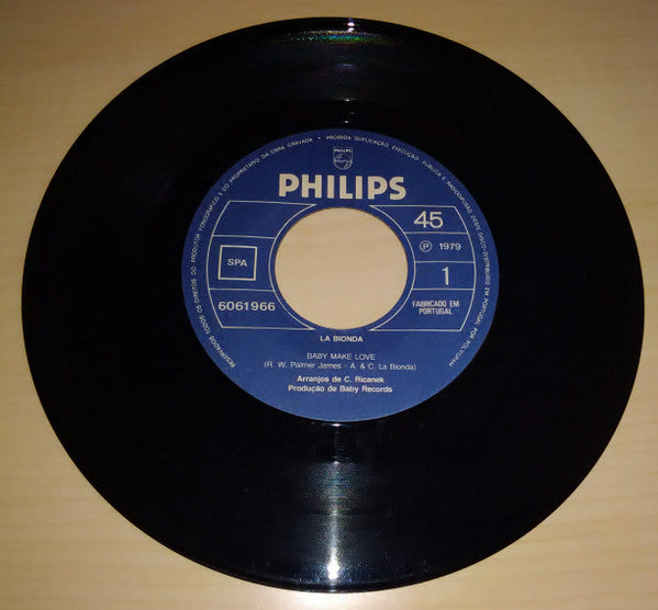 La Bionda : Baby Make Love (7")