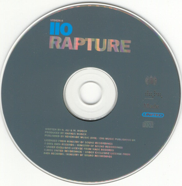 iiO : Rapture (CD, Maxi)