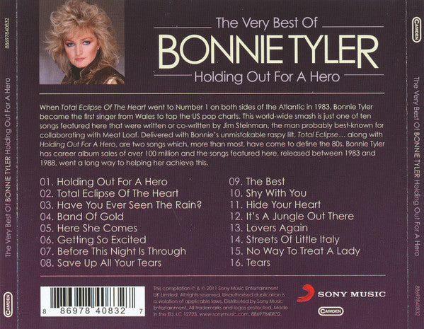 Bonnie Tyler : The Very Best Of Bonnie Tyler - Holding Out For A Hero (CD, Comp)