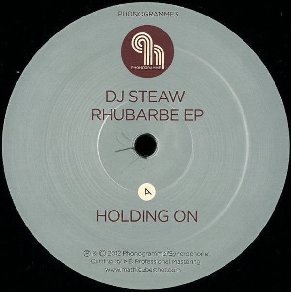 DJ Steaw : Rhubarbe EP (12", EP)