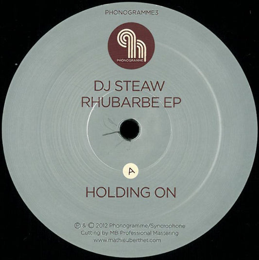 DJ Steaw : Rhubarbe EP (12", EP)