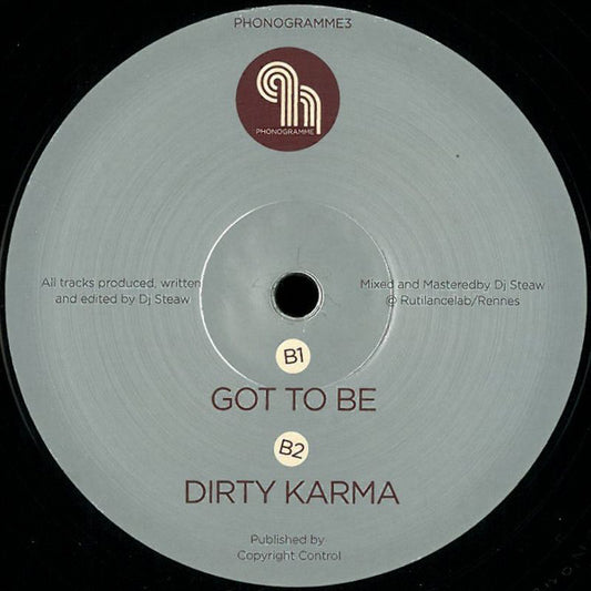 DJ Steaw : Rhubarbe EP (12", EP)