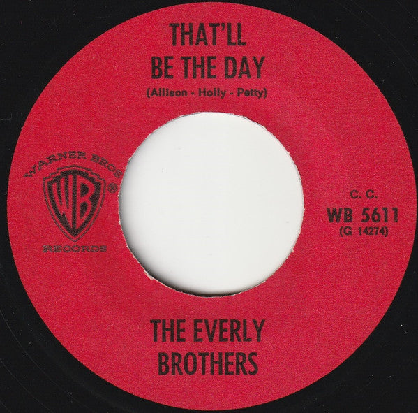 Everly Brothers : That'll Be The Day (7", Single)