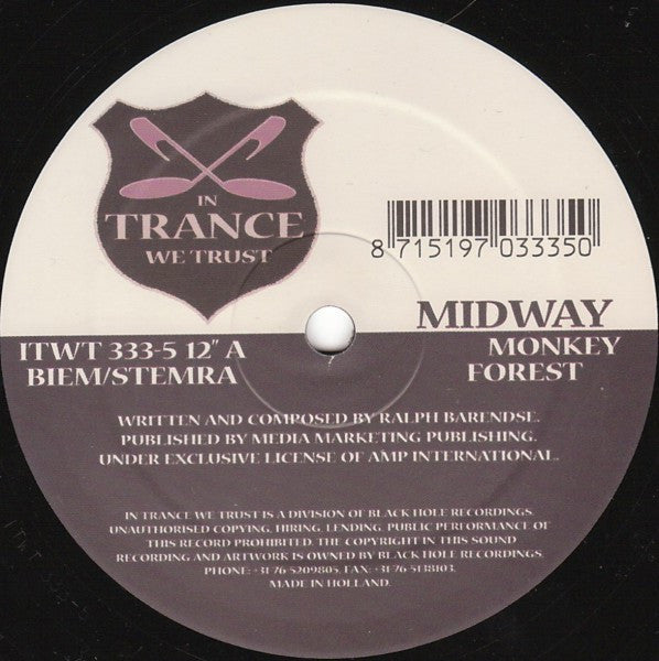Midway : Monkey Forest (12")