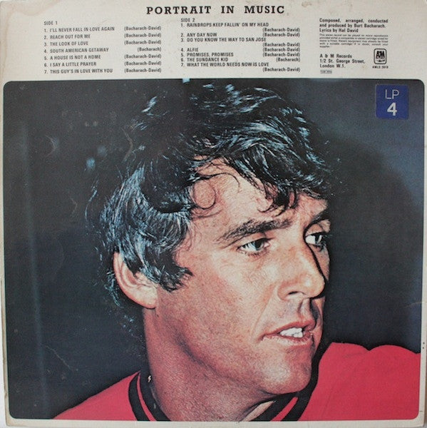 Burt Bacharach : Portrait In Music (LP, Comp, RP)