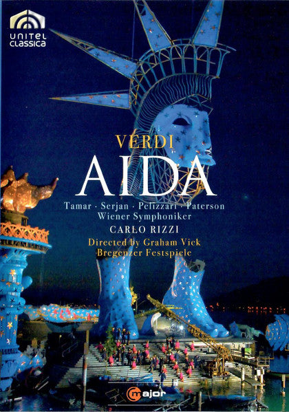 Iano Tamar, Tatiana Serjan, Rubens Pelizzari, Iain Patterson, Wiener Symphoniker, Carlo Rizzi, Kevin Short (5), Tigran Martirosyan, Ronald Samm, Elisabetta Martorana : Verdi Aida Bregenzer Festspiele (DVD-V)