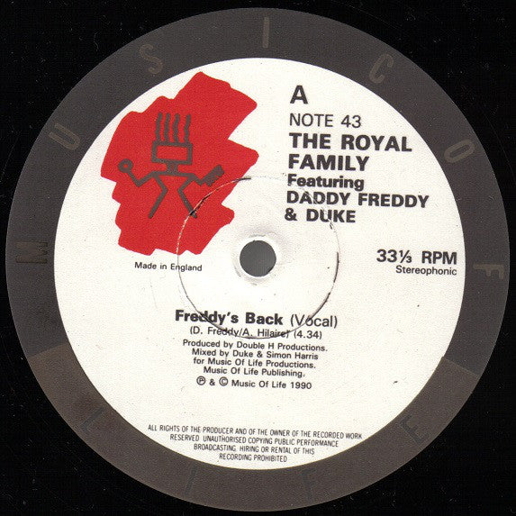 The Royal Family (2) : Freddy's Back (12")